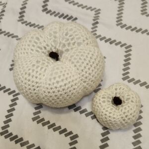 Handmade Crochet Pumpkins